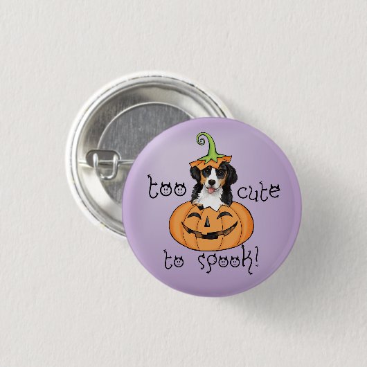 Halloween Berner Button (Vorne & Hinten)