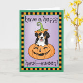 Halloween Berner Karte (Gelbe Blume)