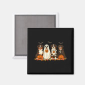 Halloween Berner Sennenhund Geist Soky Berner Magnet (Vorderseite/Rückseite)