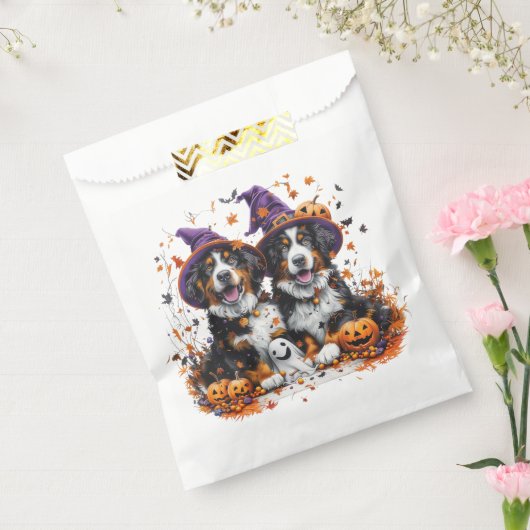 Halloween Bernese Mountain Hogs Hexenghost Geschenktütchen (Versiegelt)