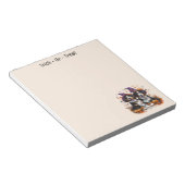 Halloween Bernese Mountain Hogs Hexenghost Notizblock (angewinkelt)