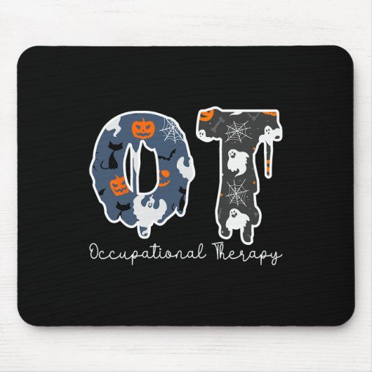 Halloween Berufsheim Geisterspöttin Mousepad (Vorne)