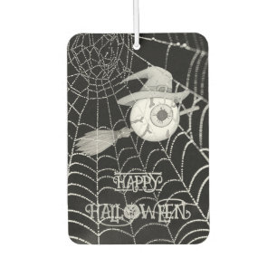 Halloween-Besen, beängstigender Augapfel, Spinnenn Autolufterfrischer