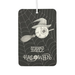 Halloween-Besen, beängstigender Augapfel, Spinnenn Autolufterfrischer