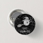 Halloween-Besen, beängstigender Augapfel, Spinnenn Button (Vorne & Hinten)