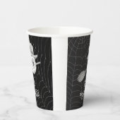 Halloween-Besen, beängstigender Augapfel, Spinnenn Pappbecher (Links)