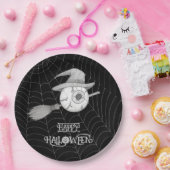 Halloween-Besen, beängstigender Augapfel, Spinnenn Pappteller (Party)