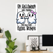 Halloween Best Friends Ghost Bump Poster (Heimbüro)