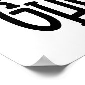 Halloween Best Friends Ghost Bump Poster (Ecke)