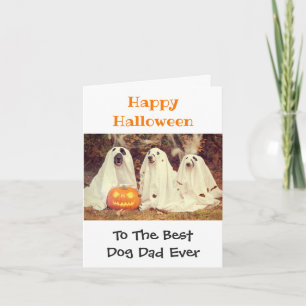 Halloween Best Hund Vater Ever Pet Foto Karte