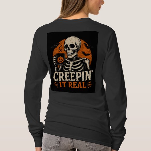 Halloween beste Design T-Shirt (Rückseite)