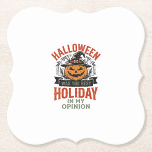 Halloween Bester Feiertag Vintage-Kürbis-Shirt-Des Untersetzer
