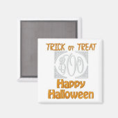 Halloween (bestickter Look) Magnet (Vorderseite/Rückseite)