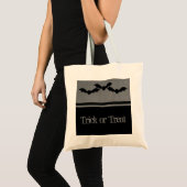 Halloween-Beutel, leicht grau Tragetasche (Vorderseite (Produkt))