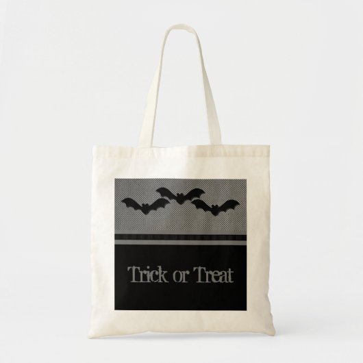 Halloween-Beutel, leicht grau Tragetasche (Vorne)