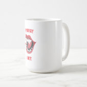 Halloween Beware I Bite Kaffeetasse (VorderseiteRechts)