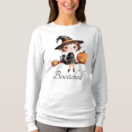 Halloween Bewitch Long Sleeve T - Shirt (Vorderseite)