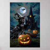 Halloween Bewitched Cat Poster (Vorne)