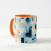 Halloween - bezaubert Broomstick Herbstarm Tasse (Vorderseite Links)