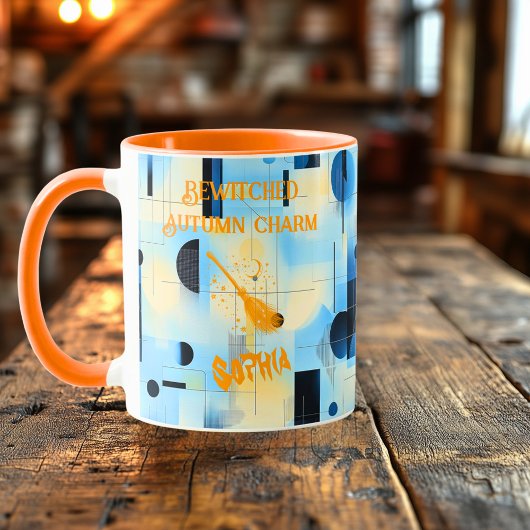 Halloween - bezaubert Broomstick Herbstarm Tasse