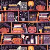 Halloween-Bibliothek Geschenkpapier