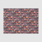 Halloween-Bibliothek Seidenpapier (Vorderseite)