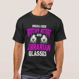 Halloween-Bibliothekar Bücherwurm Buch Nerd Lesen T-Shirt