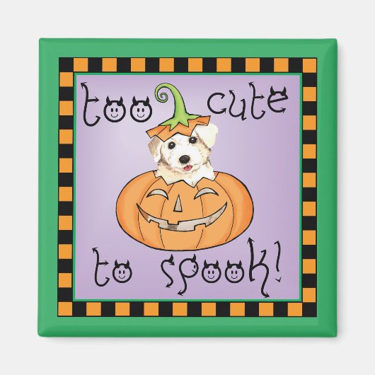 Halloween Bichon Magnet (Vorne)