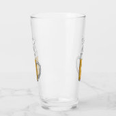 Halloween-Bier-Geist Glas (Links)