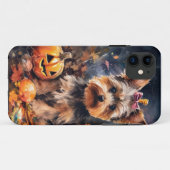 Halloween Biewer Terrier mit Pumpkins Beängstigend Case-Mate iPhone Hülle (Rückseite (Horizontal))
