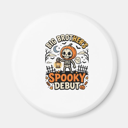 Halloween Big Brother Gruseliger Debüt Magnet (Vorne)