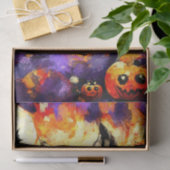 Halloween Big-Eye Bat Jack-o-Lantern Decoupage Seidenpapier (Geschenk)