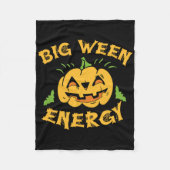 Halloween Big Ween Kostüm Pumpkin Lover Oktober T Fleecedecke (Vorderseite)