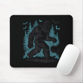 Halloween Bigfoot Pumpkin Mousepad (Mit Mouse)