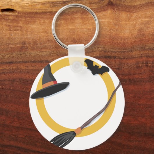 Halloween-Bilderrahmen Schlüsselanhänger (Vorderseite)