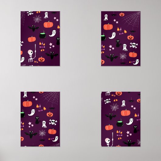 Halloween Bilderwand Sets (Vorderseite)