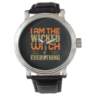 Halloween bin ich die Hexe von allem Armbanduhr