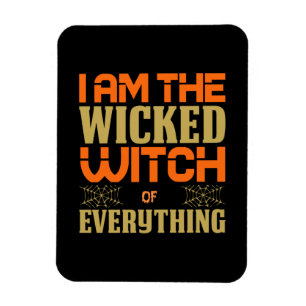 Halloween bin ich die Hexe von allem Magnet