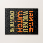 Halloween bin ich die Hexe von allem Puzzle (Horizontal)