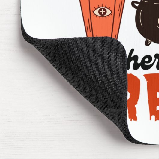 Halloween bin ich für die Leckereien hier Mousepad (Ecke)