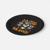 Halloween bin ich gerade hier für die Boos Pappteller (Schrägansicht)