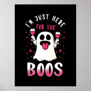 Halloween bin ich gerade hier für die Boos Poster