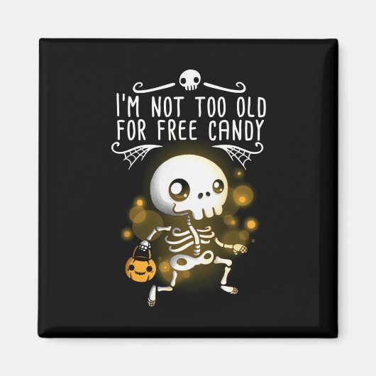 Halloween bin ich nicht zu alt magnet (Vorne)