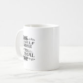 Halloween bin ich selber seltsam und ungewöhnlich kaffeetasse (Vorderseite Links)