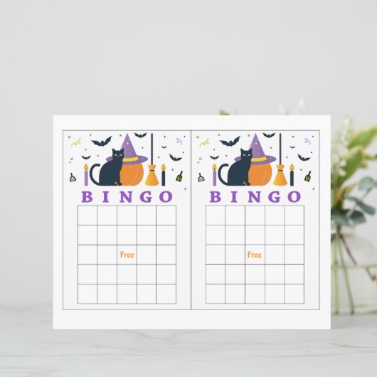 Halloween Bingo (Stehend Vorderseite)