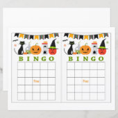 Halloween Bingo (Vorne/Hinten)