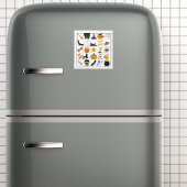 Halloween Bingo Card Magnet