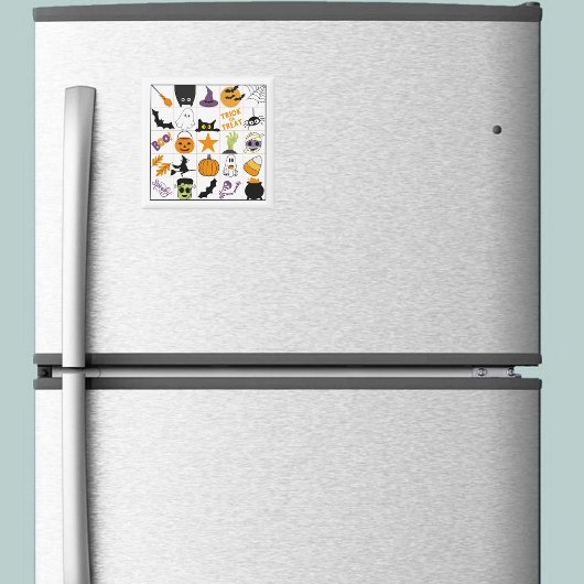 Halloween Bingo Card Magnet