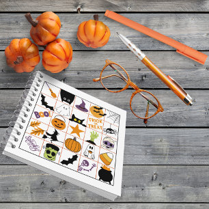 Halloween Bingo Notizblock