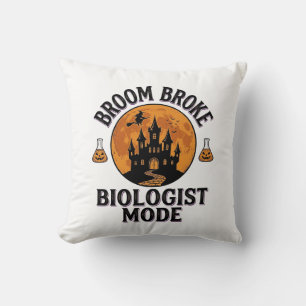 Halloween-Biologe-Shirt Vintage Gruselige Wissensc Kissen